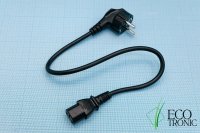 Сетевой шнур электрический Hyperline PWC-ICE13-SHM-0.5 BK1
