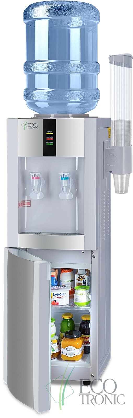 Кулер Ecotronic H1-LF White с холодильником
