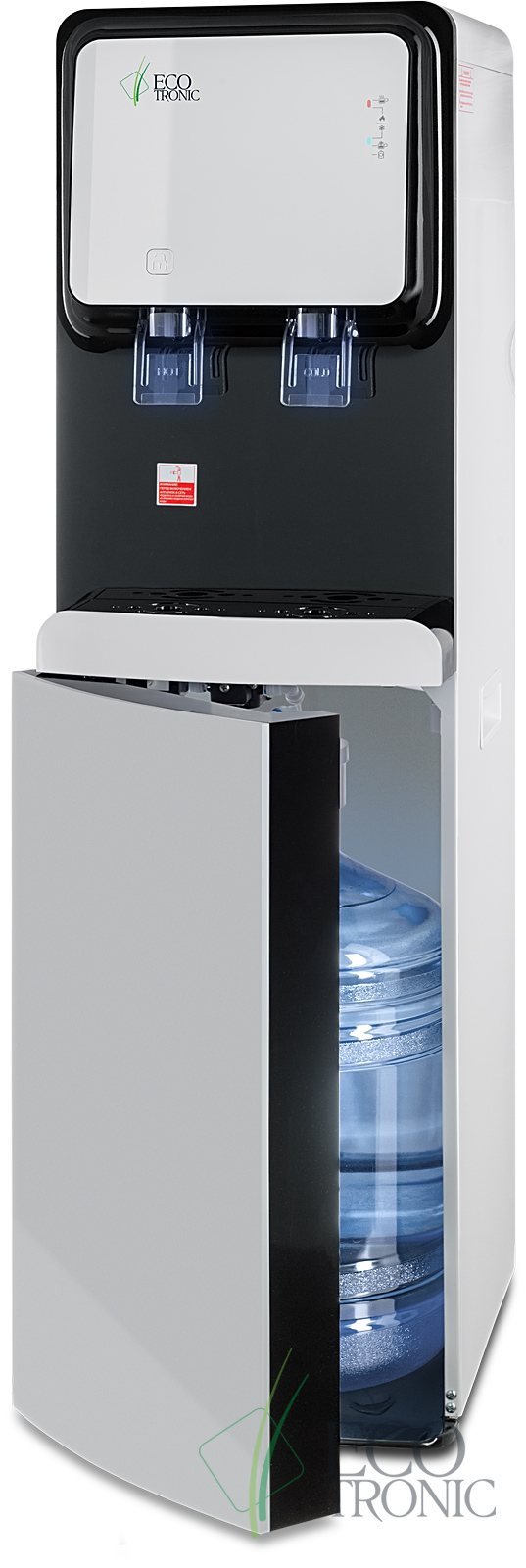 Кулер с нижней загрузкой бутыли Ecotronic M50-LXE white-black