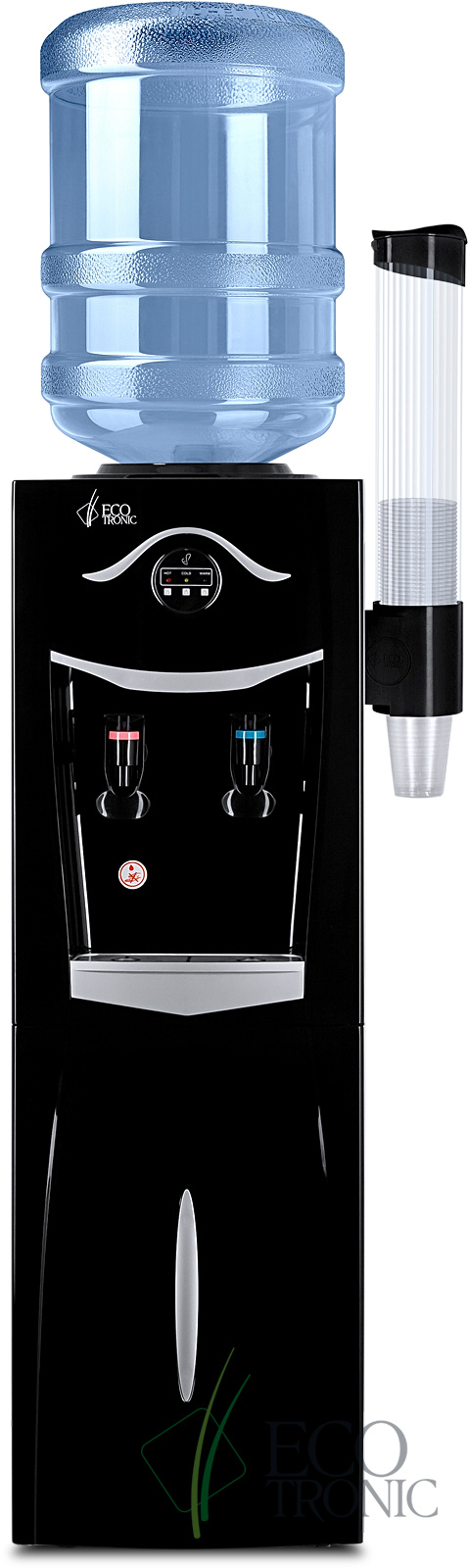 Кулер Ecotronic K21-LF black-silver с холодильником