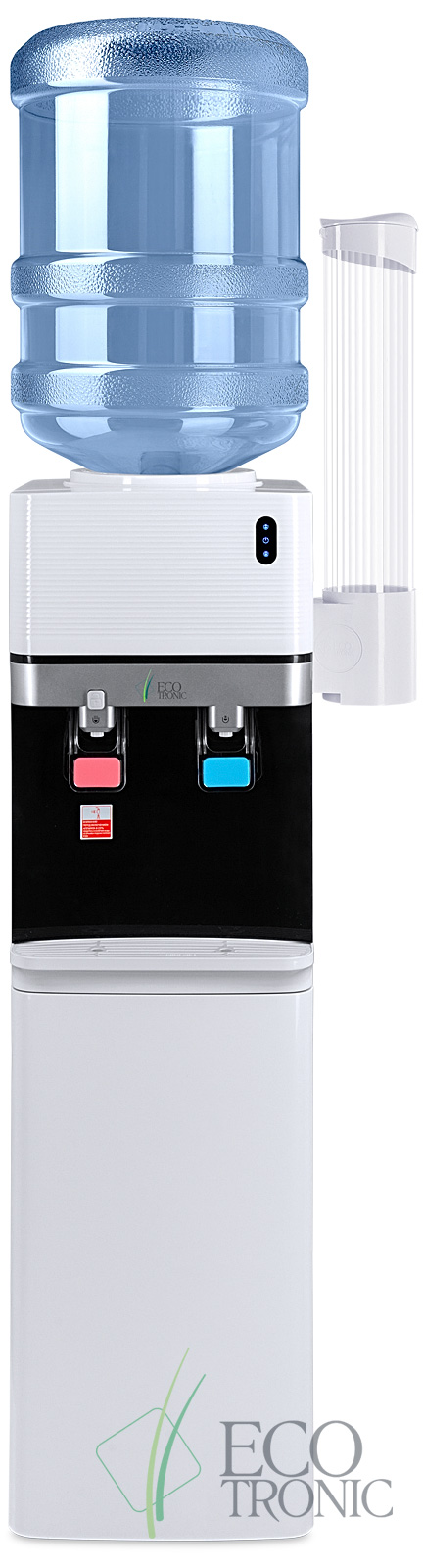 Кулер Ecotronic M41-LCE white-black