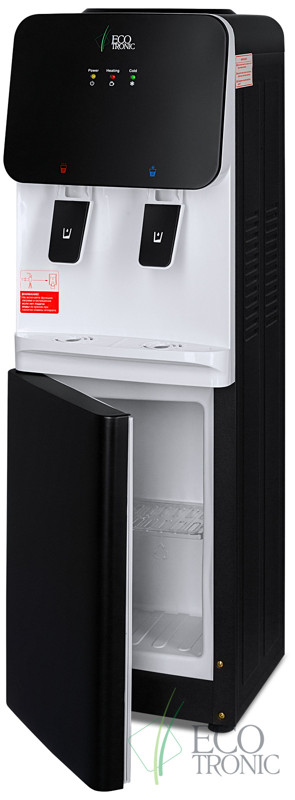 Кулер Ecotronic J1-LCE XS black-white