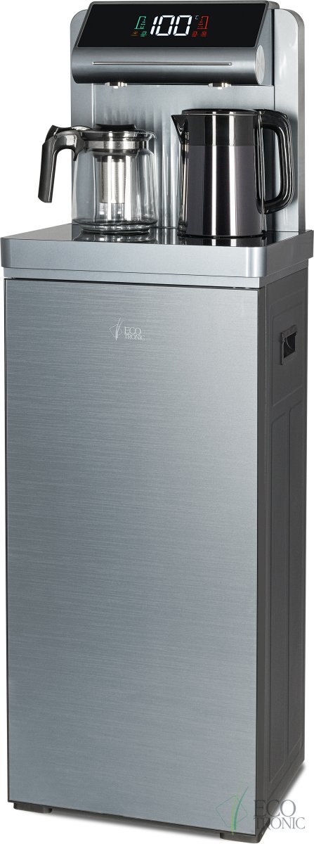 Кулер с чайным столиком Тиабар Ecotronic TB24-LNR grey