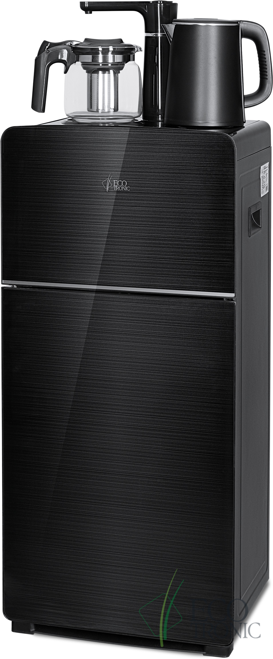 Кулер с чайным столиком Тиабар Ecotronic TB18-LE black