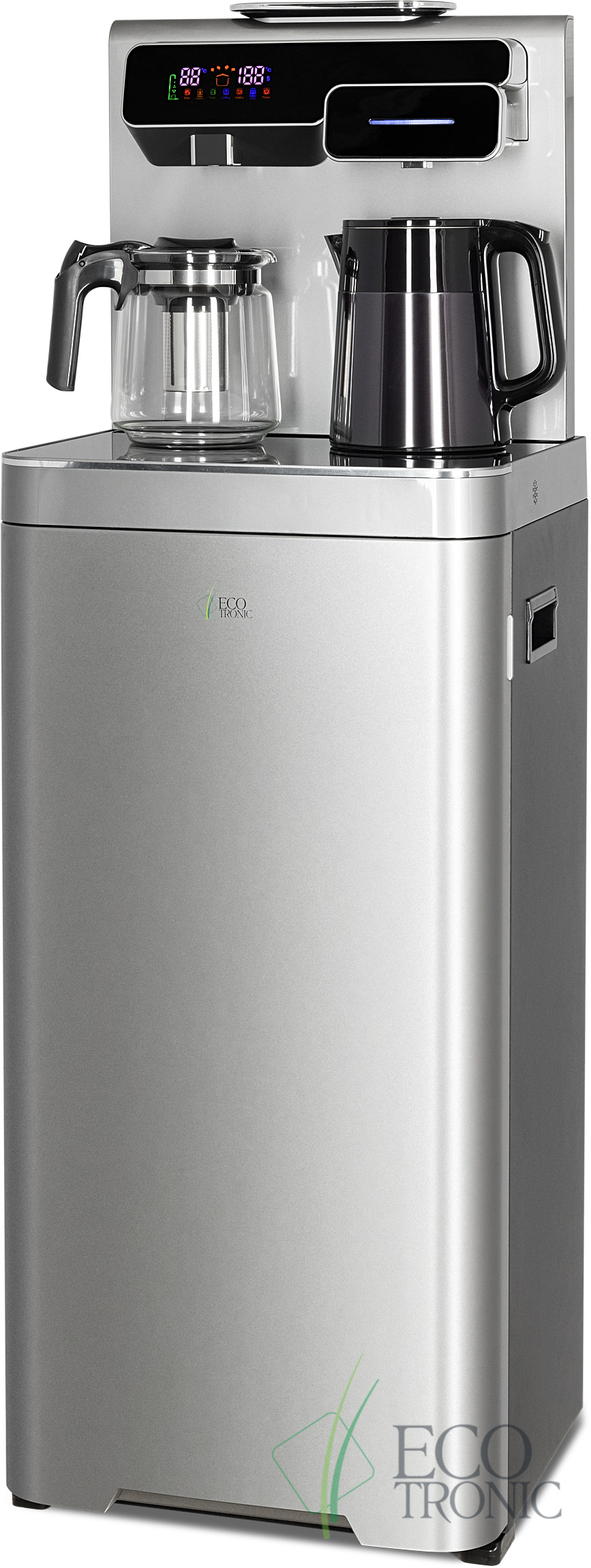Кулер с чайным столиком Тиабар Ecotronic TB44-LE silver