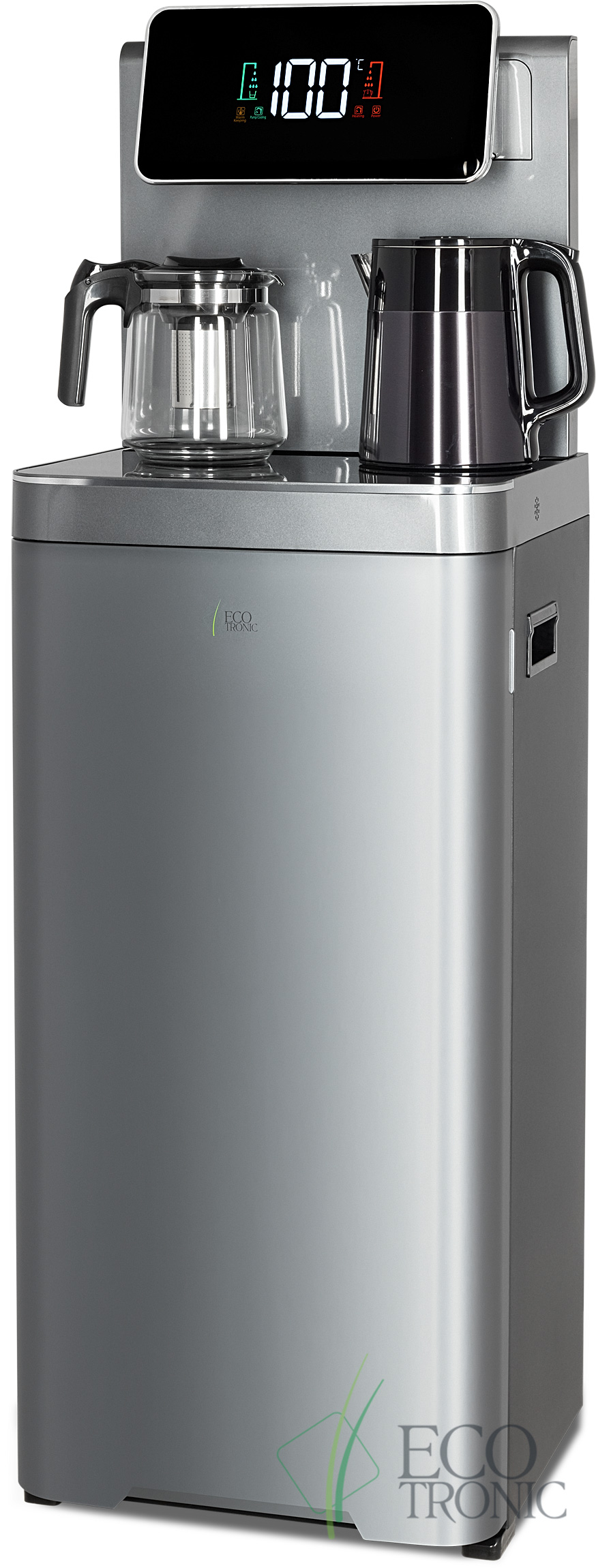 Кулер с чайным столиком Тиабар Ecotronic TB45-LE graphite