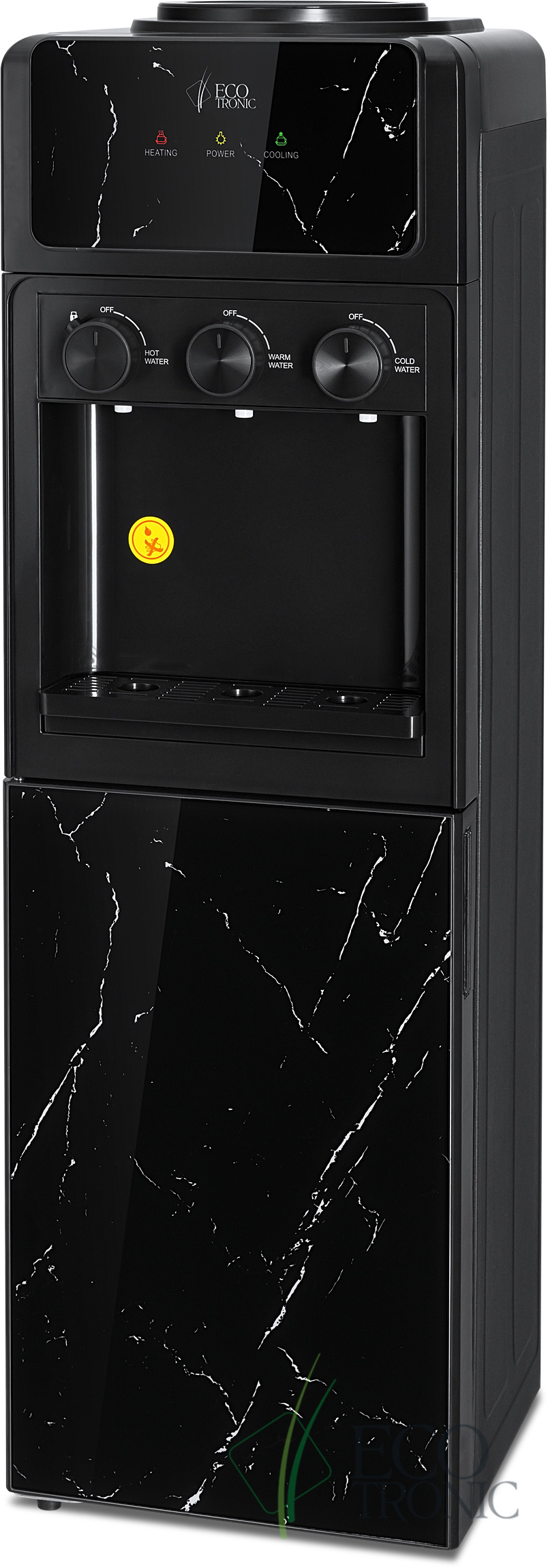 Кулер Ecotronic K25-LCE black Marble