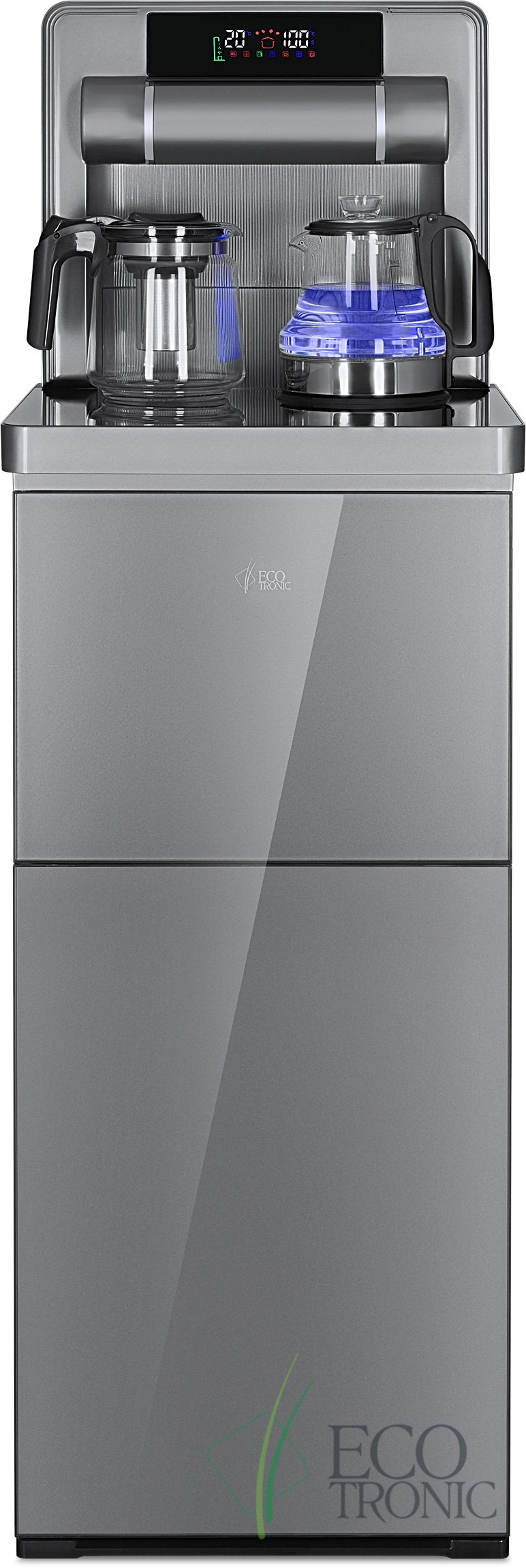 Кулер с чайным столиком Тиабар Ecotronic TB50-LNA grey