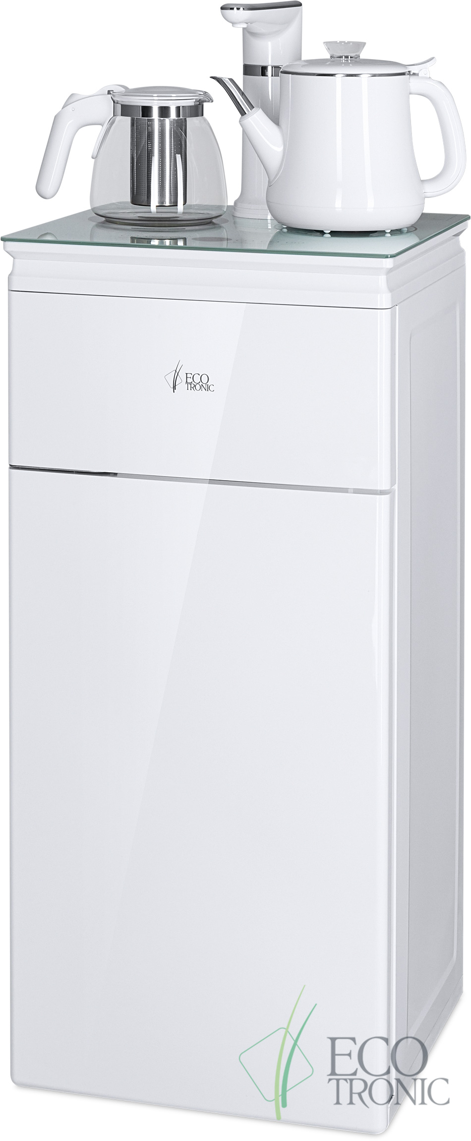 Кулер с чайным столиком Тиабар Ecotronic TB61-LNA white