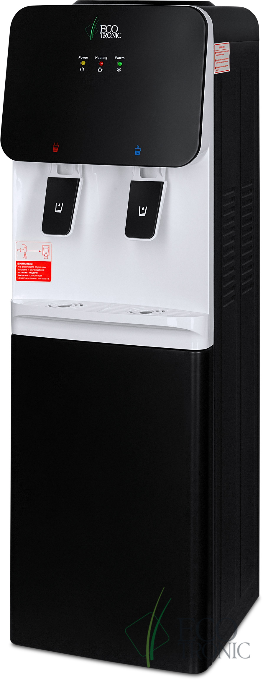 Кулер Ecotronic J1-LCN XS black-white