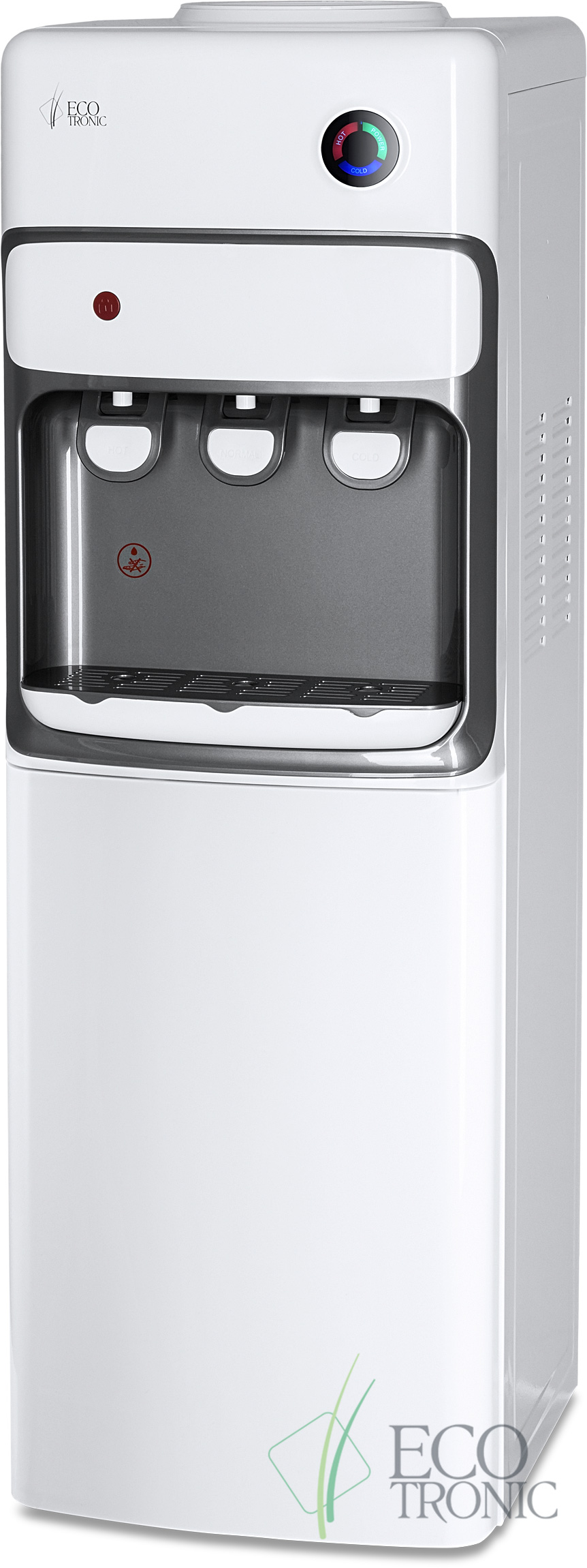 Кулер Ecotronic K30-LCE white-grey