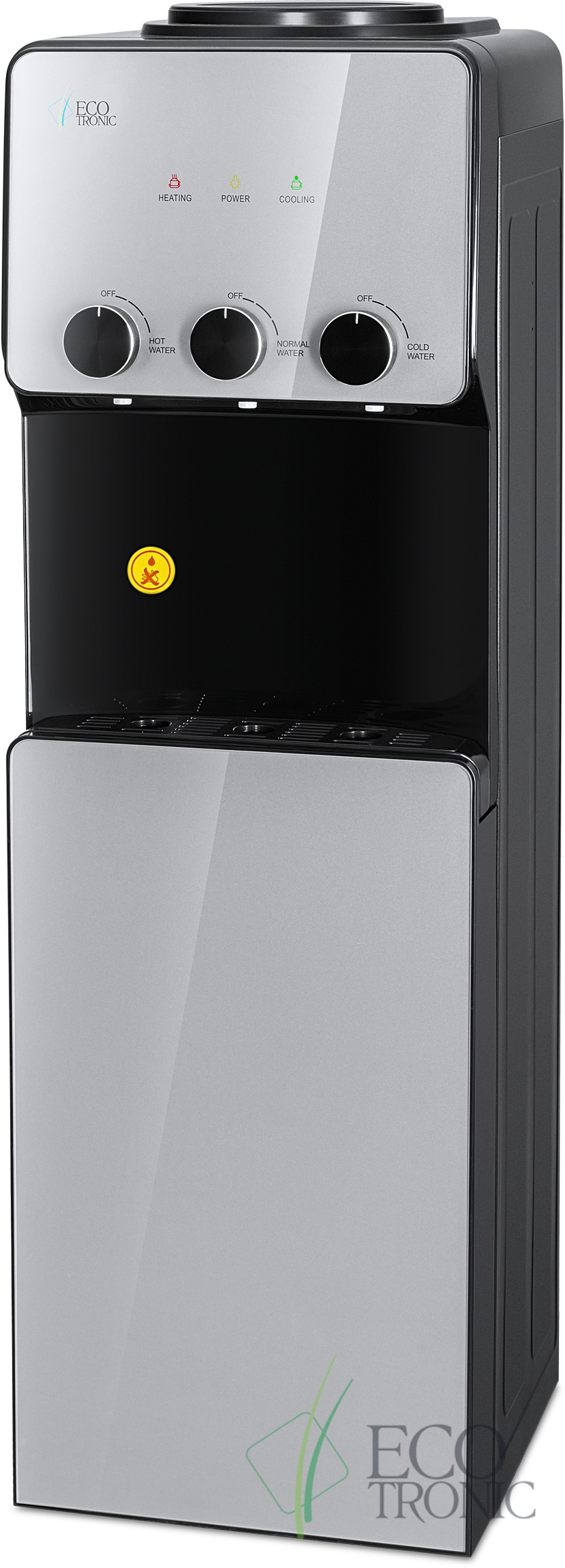 Кулер Ecotronic K26-LCE black-silver