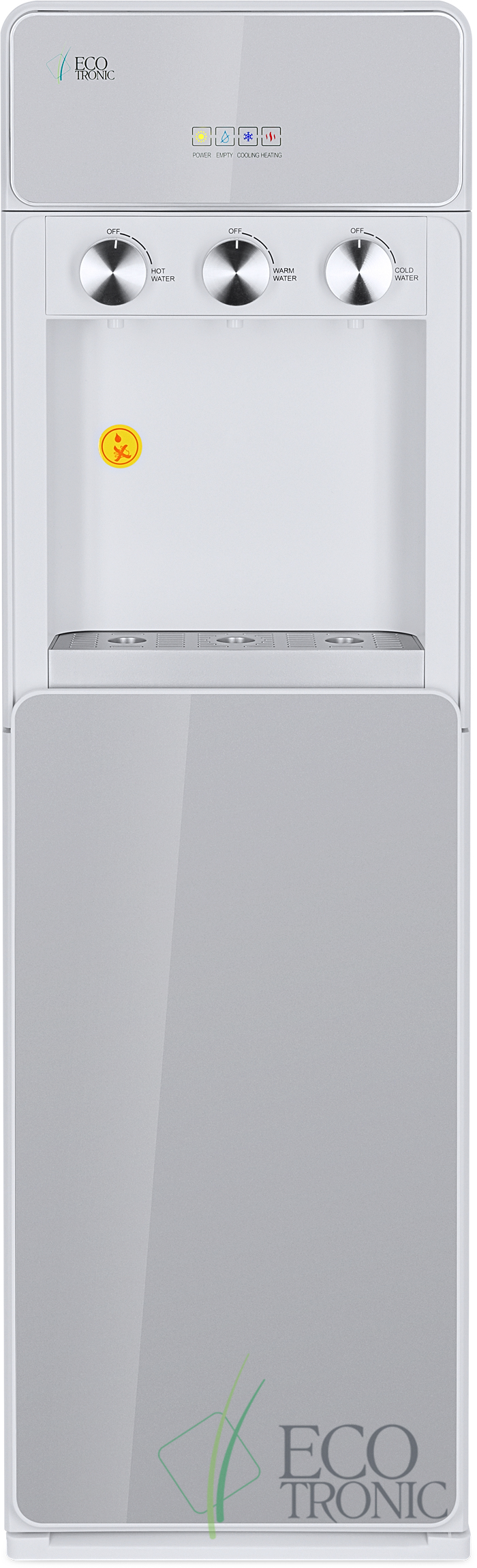 Кулер Ecotronic K42-LXE white-silver